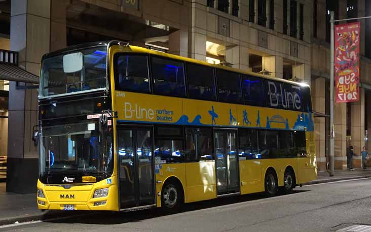 Sydney Buses MAN ND323F Gemilang Eco doubledecker B-Line 2849